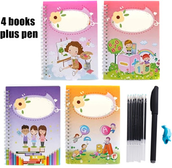 Magic Calligraphy That Can Be Reused Handwriting Copybook Set for Kid Calligraphic Letter Writing Art Supplies Dropshipping