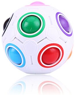 Magic Cube Speed Regenboog Puzzels Bal Voetbal Glow in The Dark Educatief Speelgoed voor Kinderen Volwassen Kinderen Speelgoed