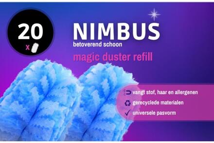 Magic Duster navullingen 20st. Blauw