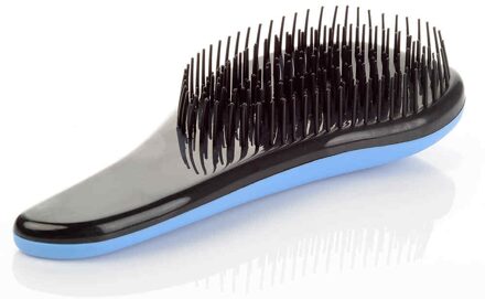 Magic Handvat Detangling Kam Douche Hair Brush Ontklitter Salon Styling Tamer Exquite Leuke Nuttig Tool Haarborstel blauw