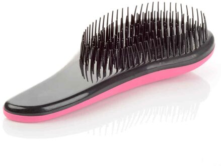Magic Handvat Detangling Kam Douche Hair Brush Ontklitter Salon Styling Tamer Exquite Leuke Nuttig Tool Haarborstel roos rood