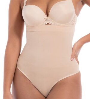 Magic High Waist Comfort Thong * Actie * Zwart,Bruin - Small,Medium,Large,X-Large,XX-Large