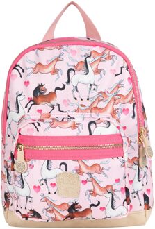 Magic Horses Backpack S pink Roze - H 31 x B 22 x D 11