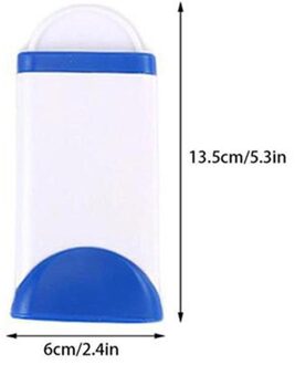 Magic kleding stofborstel, elektrostatische borstel draagbare herbruikbare pet borstel afstoffen borstel elektrostatische precipitator blauw klein