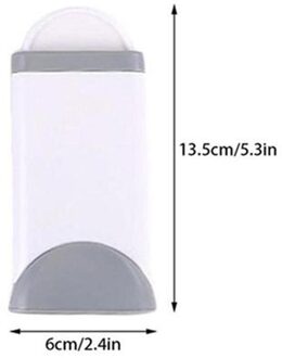 Magic kleding stofborstel, elektrostatische borstel draagbare herbruikbare pet borstel afstoffen borstel elektrostatische precipitator grijs klein