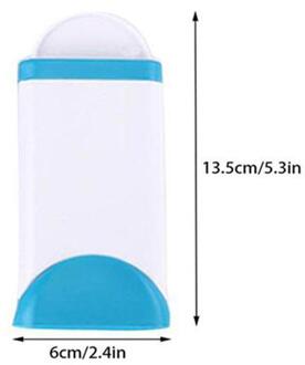 Magic kleding stofborstel, elektrostatische borstel draagbare herbruikbare pet borstel afstoffen borstel elektrostatische precipitator lucht blauw klein