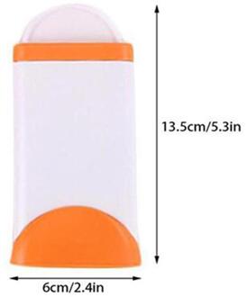 Magic kleding stofborstel, elektrostatische borstel draagbare herbruikbare pet borstel afstoffen borstel elektrostatische precipitator oranje klein