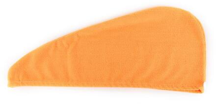 Magic Microfiber Haar Sneldrogende Droger Handdoek Badhanddoek Cap Douche Hoed Zachte Douche Cap Hoed Voor Dame Man Baden drogen Gereedschap oranje