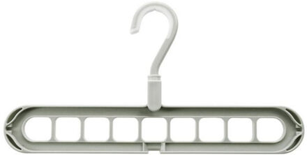 Magic Multi-poort Ondersteuning Cirkel Kleerhanger Kleedt Droogrek Multifunctionele Hangers Opslag Draaien Anti-slip Opvouwbare Hanger licht groen