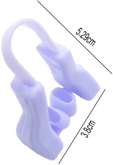Magic Neus Shaper Clip Neus Lifting Shaping Bridge Straightening Beauty Neus Clip Slanker Apparaat Zachte Siliconen Beauty Tools paars