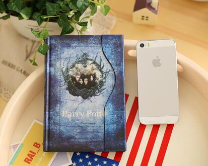 Magic Notebook Planner Dagboek met Kalender Retro Hard Cover Agenda Schema Grimore School levert lucht blauw