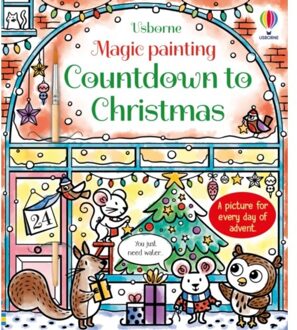 Magic Painting Countdown To Christmas - Magic Painting Books - Abigail Wheatley