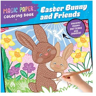 Magic Paper Coloring Book: Easter Bunny And Friends - Magic Paper - Natascha Pitz