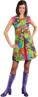 Magic Peace hippie jurk Multikleur - Print
