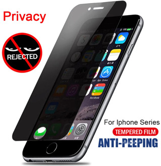 Magic Privacy Anti-Spy Screen Protector For iPone X XR XS Max 9H Tempered Glass For iPhone 5 6 S SE 7 8 Plus