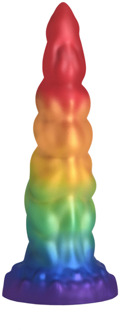 Magic Rider - Eenhoorn Silicone Dildo - Regenboog - Magic Rider - Eenhoorn Silicone Dildo - Regenboog