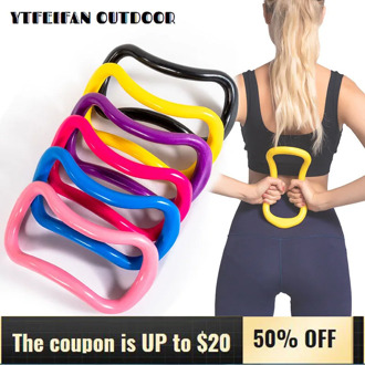 Magic Ring Fitness Pilates Circle Yoga Ring Gym Home Workout Equipment Thicken Fascia Stretching Rings Open Shoulder and Back