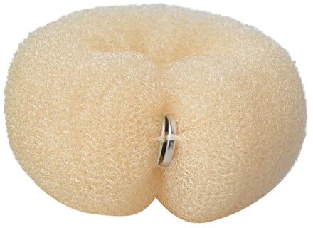 Magic Roll Tool Haar Ring Diy Haar Schuim Ring Shaper Snap Lock Twist Hoofdband Paardenstaart Houder Ornament Hoofddeksels Haar Accessoires Beige