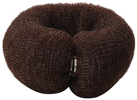 Magic Roll Tool Haar Ring Diy Haar Schuim Ring Shaper Snap Lock Twist Hoofdband Paardenstaart Houder Ornament Hoofddeksels Haar Accessoires koffie