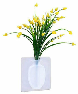Magic Silicone Sticker Op Glas Muur Bloem Plant Vaas Potten Etalage Decor US