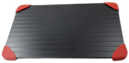 Magic Snelle Ontdooien Lade Metalen Plaat Ontdooien Lade Veilig Snelle Ontdooien Vlees Vis Zee Voedsel Keuken Cook Gadget Tool 0.2cm/0 23X16.5X0.3CM