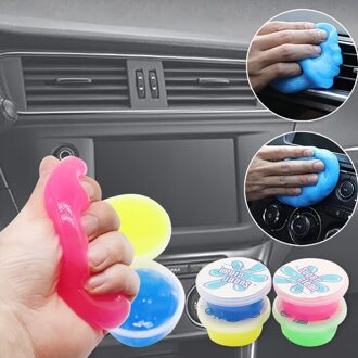 Magic Soft Sticky Schoon Lijm Slime Dust Dirt Cleaner Voor Auto Schoonmaakproducten Geen Irriterende Geur En Veiligheid Blauw