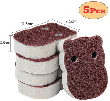 Magic Spons Carborundum Keuken Spons Gum Voor Huishoudelijke Pan Pot Schotel Sponzen Keukengerei Household Cleaning Tools 5stk beer Brush