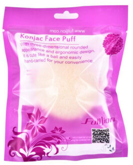 Magic Spons Gezicht Wassen Bladerdeeg Halve Cirkel Fiber Gezicht Make Wash Pad Spons Puff Exfoliator Schoonmaken Tool 01