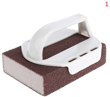 Magic Spons Gum Emery Spons Handvat Keuken Schoonmaken Goederen Borstel Roest Remover Borstel Ontkalken Schoon Wrijven Keuken Gadget Gereedschap stijl A1