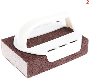 Magic Spons Gum Emery Spons Handvat Keuken Schoonmaken Goederen Borstel Roest Remover Borstel Ontkalken Schoon Wrijven Keuken Gadget Gereedschap stijl A2