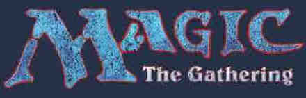 Magic The Gathering 93 Vintage Logo T-shirt - Navy - L - Navy blauw