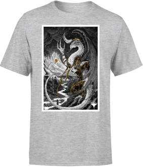 Magic The Gathering Bolas Poster Art Men's T-Shirt - Grey - 3XL Grijs