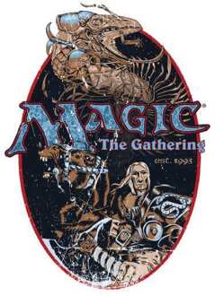 Magic the Gathering Est. 1993 Unisex Ringer T-Shirt - Wit / Rood - M