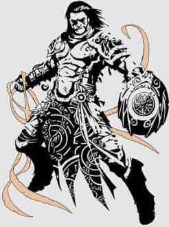 Magic The Gathering Gideon Character Art T-shirt - Grijs - L