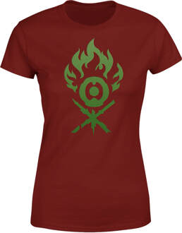 Magic The Gathering Gruul Symbol Womens T-Shirt - Wijnrood - M - Zwart