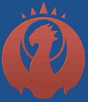 Magic The Gathering Izzet Symbol T-Shirt - Blauw - S - Royal Blue