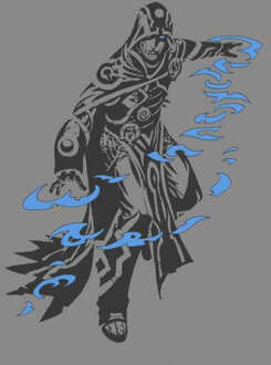Magic The Gathering Jace Character Art Dames Trui - Grijs - 3XL