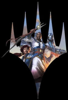 Magic The Gathering Key Art With Logo Dames T-shirt - Zwart - 3XL