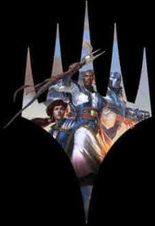 Magic The Gathering Key Art With Logo T-shirt - Zwart - 3XL