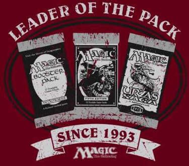 Magic the Gathering Leader Of The Pack Men's T-Shirt - Bordeaux - XXL Wijnrood