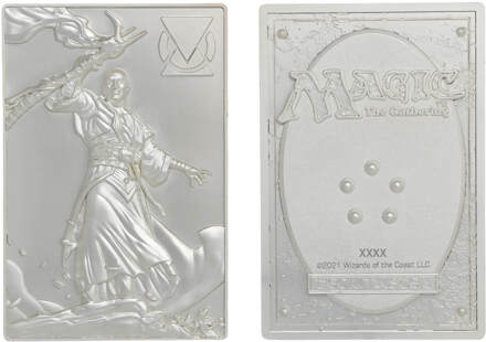 Magic the Gathering Limited Edition .999 Silver Plated Teferi Metal Collectible