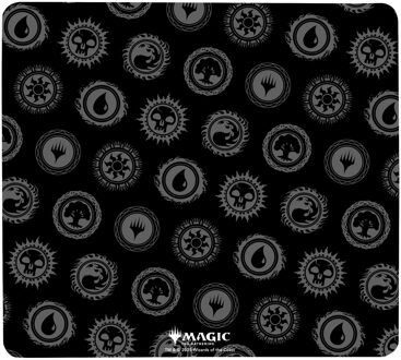 Magic The Gathering Magic: The Gathering Black And Grey Mana Pattern Gaming Mouse Mat - Small - 45 x 40cm