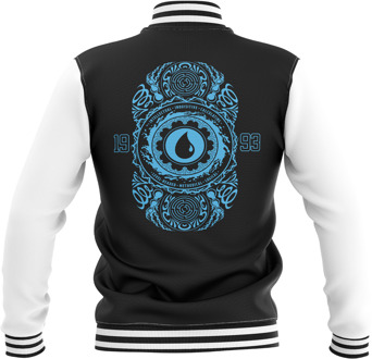 Magic The Gathering Magic: The Gathering Island Roundel Varsity Jacket - Black/White - XL Meerdere kleuren