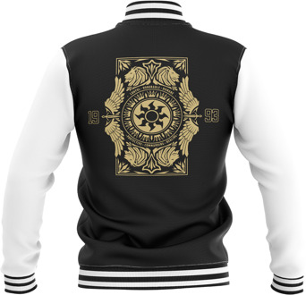 Magic The Gathering Magic: The Gathering Plains Roundel Varsity Jacket - Black/White - XL Meerdere kleuren
