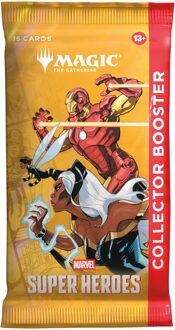 Magic: The Gathering Marvel Super Heroes Collector Booster (1 Pack of 15 Cards)