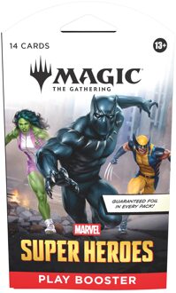 Magic: The Gathering Marvel Super Heroes Play Booster (1 Pack of 14 Cards)