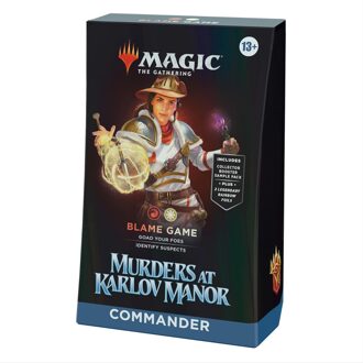 Magic The Gathering Murders at Karlov Manor Blame Game Commander Deck