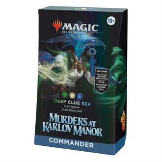 Magic The Gathering Murders at Karlov Manor Deep Clue Sea Commander Deck