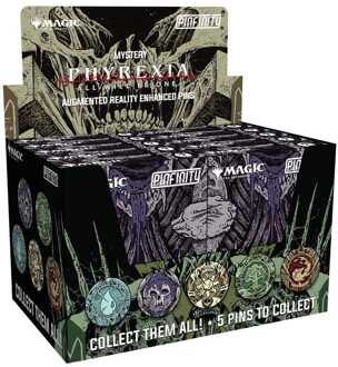 Magic: The Gathering Pins Blind Box Mystery Phyrexia Infected Lands Assortment (10)