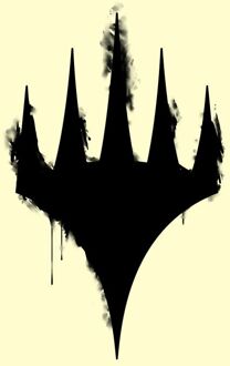 Magic The Gathering Spray Logo Men's T-Shirt - Stonewash - M Wit